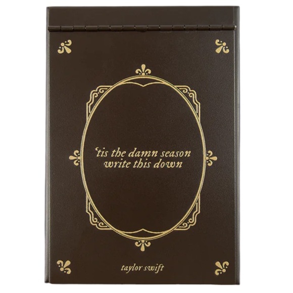 NEW 💛 Taylor Swift Evermore ‘Tis The Damn Season Write This Down’ Notebook - Picture 1 of 5